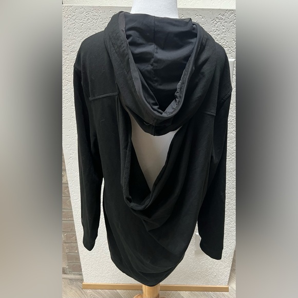 Victoria’s Secret sport black  hooded  pull Active Dress open back large - Picture 6 of 9